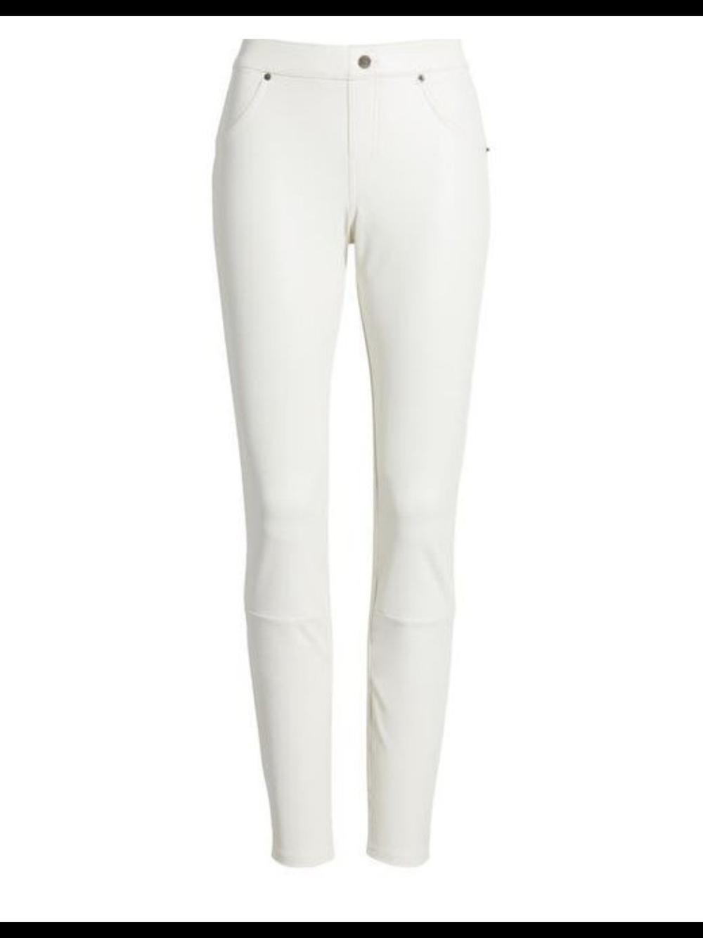 Women’s Slim Fit White Stretch Pants